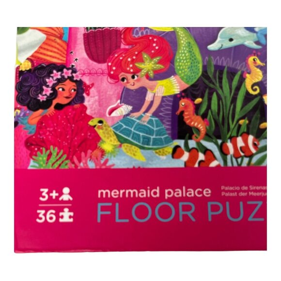 36 Piece Mermaid Floor Puzzle 3+ Non-toxic Materials. Children & Family Fun - Picture 4 of 5